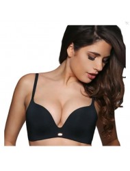 Gossard Supersmooth Non Wired 8811,  Σουτιέν Push Up χωρίς μπανέλα για μεγάλο στήθος, ΜΑΥΡΟ