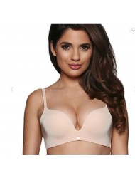 Gossard Supersmooth Non Wired 8811, Σουτιέν Push Up χωρίς μπανέλα για μεγάλο στήθος, ΝUDE