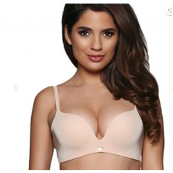 Gossard Supersmooth Non Wired 8811, Σουτιέν Push Up χωρίς μπανέλα για μεγάλο στήθος, ΝUDE