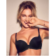 Σουτιέν Push Up Gossard 11255 BOOST SWEETHEART PLUNGE BRA, ΜΑΥΡΟ