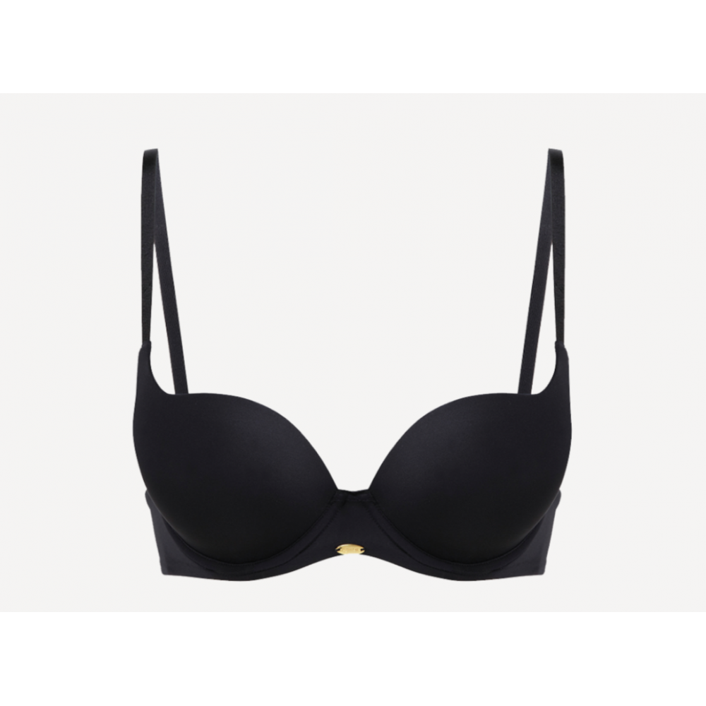 Σουτιέν Push Up Gossard 11255 BOOST SWEETHEART PLUNGE BRA, ΜΑΥΡΟ