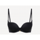 Σουτιέν Push Up Gossard 11255 BOOST SWEETHEART PLUNGE BRA, ΜΑΥΡΟ