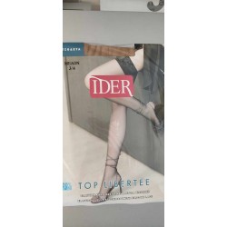 IDER TOP LIBERTE 1307-002.  Καλτσοδέτα με σιλικόνη 15den, MELON