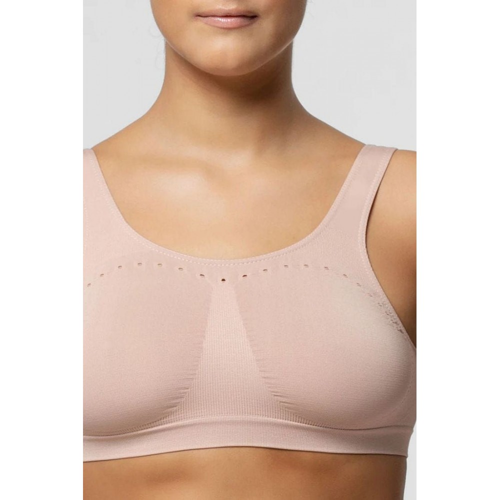 Pompea 89631551-064, Γυναικείο Brassiere Comfort Size από μικροφίμπρα, Μεγάλα Μεγέθη, ΜΠΕΖ