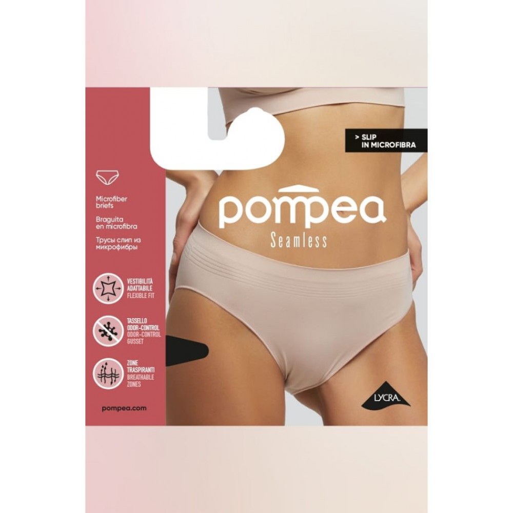 Pompea 89624252 SKIN, Γυναικείο Κυλοτάκι Seamless Χωρίς ραφές, με διαπνέουσες ζώνες ΜΠΕΖ