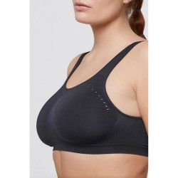 Pompea 89631551, Γυναικείο Brassiere Comfort Size από μικροφίμπρα, Μεγάλα Μεγέθη ΜΑΥΡΟ