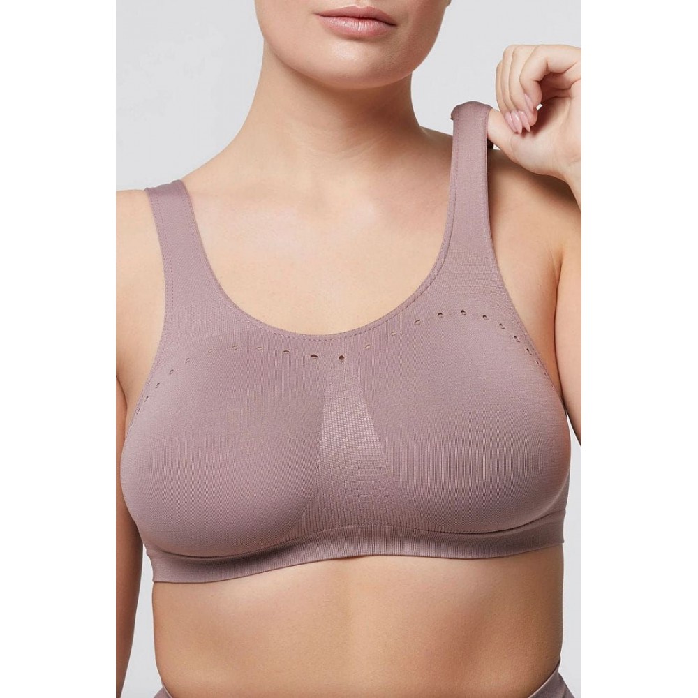 Pompea 89631551, Γυναικείο Brassiere Comfort Size από μικροφίμπρα, Μεγάλα Μεγέθη, MALVA