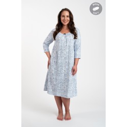 Γυναικείο Βαμβακερό Νυχτικό με 3/4 μανίκι  ITALIAN FASHION ΑΝΤΟΝΙΑ, FLORAL