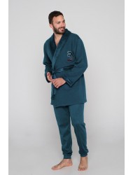 Rafael A5209 Ανδρική Ρόμπα Σταυρωτή βαμβακερή εξωτερικά ΡΑΦ