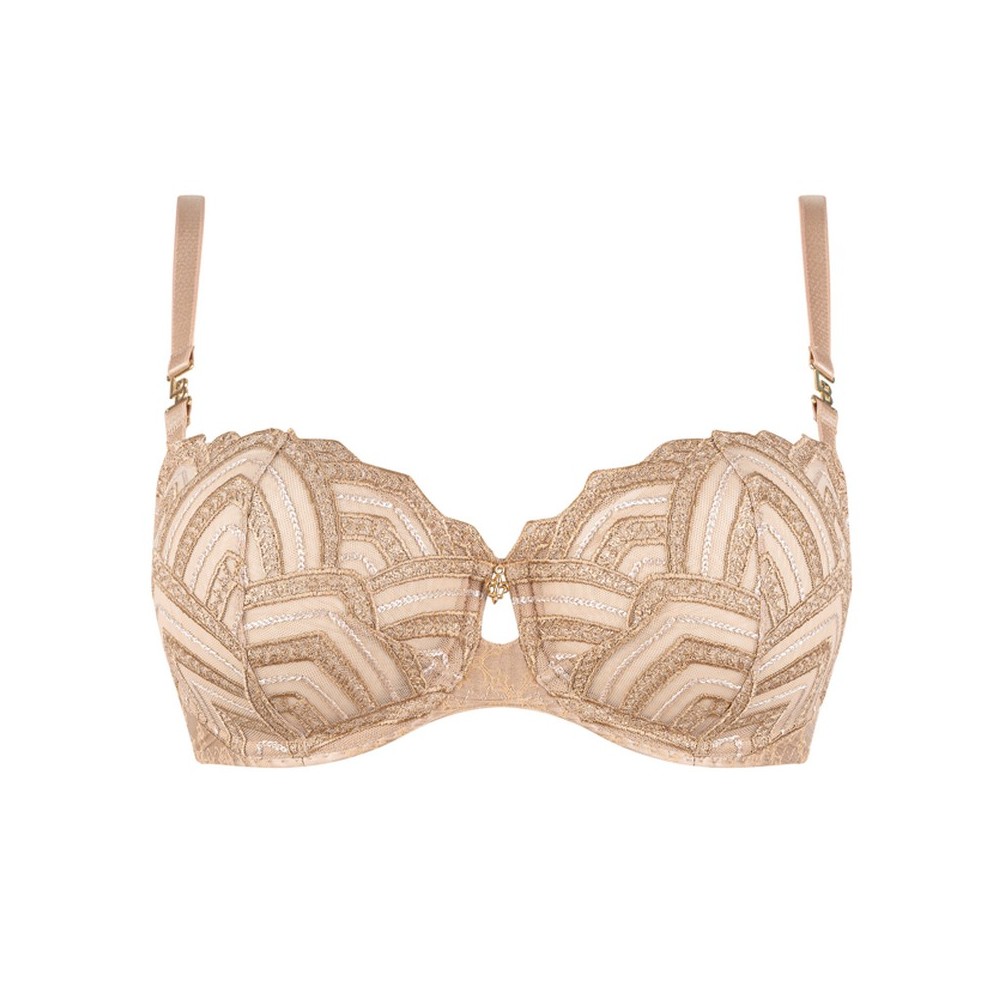 Louisa Bracq, 532-04 JEANNE, Σουτιέν Balconnette με μπανέλα από γαλλική δαντέλα, ΜΠΕΖ