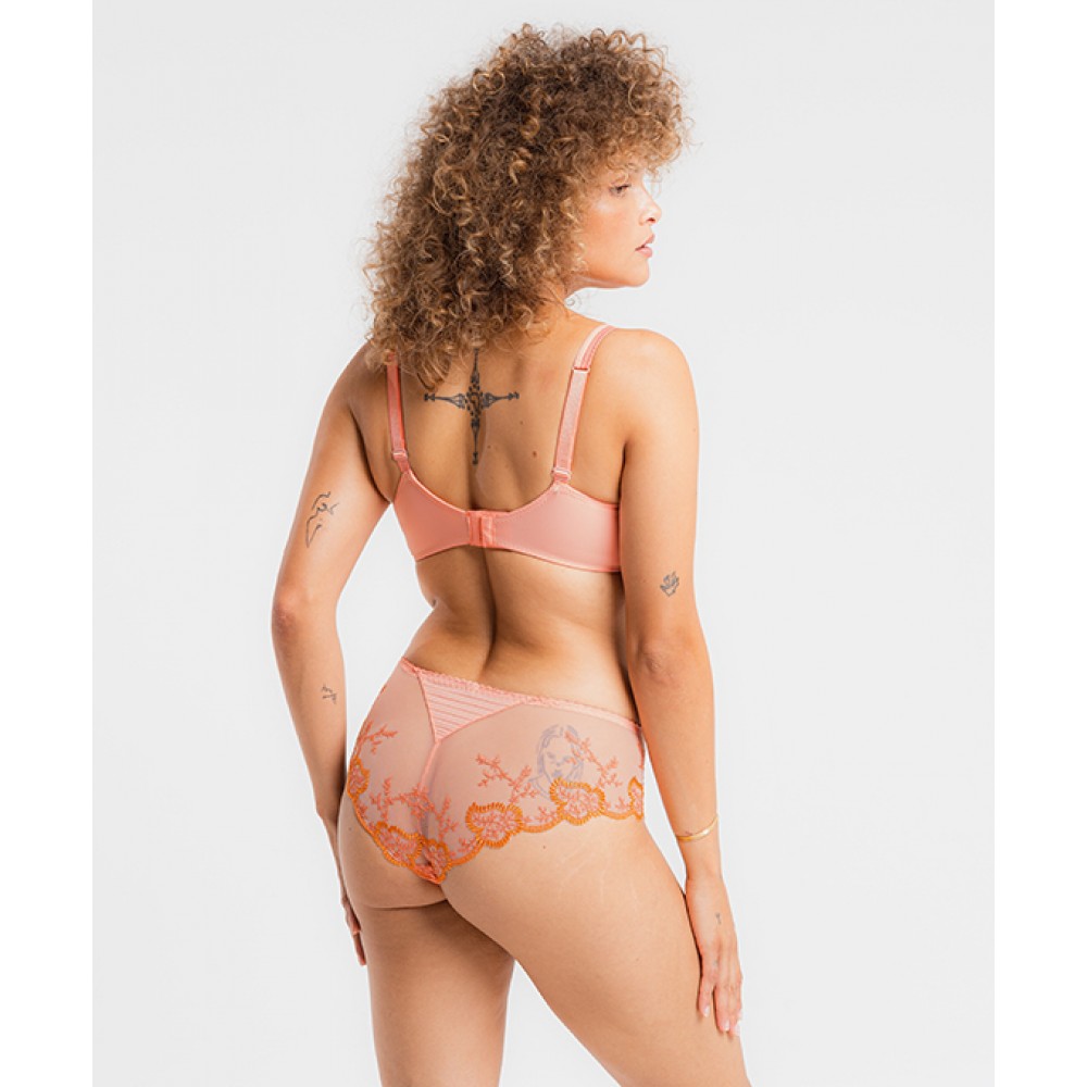 Louisa Bracq 419-011-TCT Elise Foulard, Σουτιέν με μπανέλα και γαλλική δαντέλα, ΚΟΡΑΛΛΙ