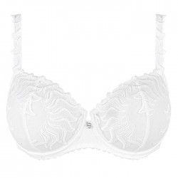 Louisa Bracq, 514-04-BLC ESPERANZA, Σουτιέν Balconnette για μεγάλο στήθος από γαλλική δαντέλα, ΑΣΠΡΟ