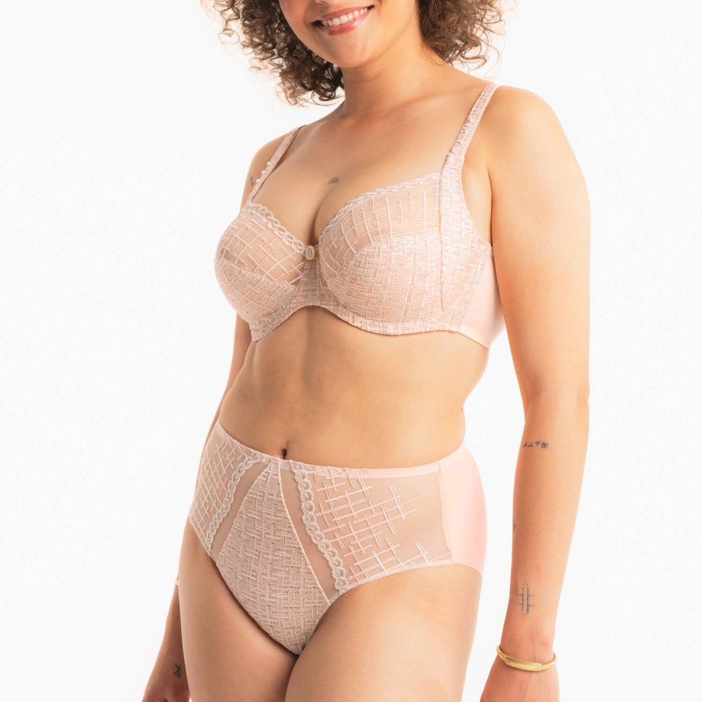 Louisa Bracq 535-01-NDR Tweegy, Σουτιέν με μπανέλα και γαλλική δαντέλα, ΑΠΑΛΟ ΣΟΜΟΝ