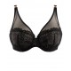Louisa Bracq 529-11 Swan SG Foulard , Γυναικείο Σουτιέν Full Cup για μεγάλο στήθος από γαλλική δαντέλα, ΜΑΥΡΟ Louisa Bracq 529-11 Swan SG Foulard , Γυναικείο Σουτιέν Full Cup για μεγάλο στήθος από γαλλική δαντέλα, ΜΑΥΡΟ