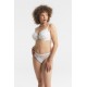 Louisa Bracq, 533-30 Victoria Brief, Γυναικείο Κυλοτάκι Midi Laser Cut από γαλλική δαντέλα και λύκρα, ΑΣΠΡΟ