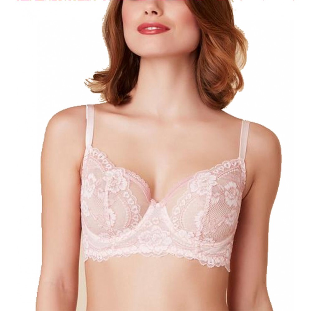 Σουτιέν-Bralette για μεγάλο στήθος, Passionata 58810, χωρίς ενίσχυση, ΡΟΖ