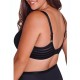 Σουτιέν για μεγάλο στήθος Lisca Alegra 20266, προφορμαρισμένο με μπανέλα, ΜΑΥΡΟ