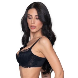 Luna 14242, Σουτιέν Melody 3/4 Padded Balconette, ΜΑΥΡΟ