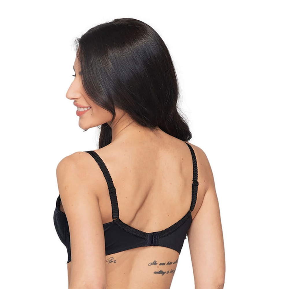 Luna 14242, Σουτιέν Melody 3/4 Padded Balconette, ΜΑΥΡΟ