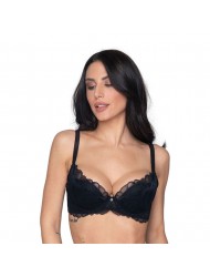 Luna 14242, Σουτιέν Melody 3/4 Padded Balconette, ΜΑΥΡΟ