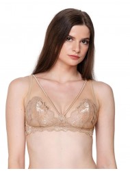 Luna 15303 Pandora, Γυναικείο Bralette Δαντέλα χωρίς μπανέλα, ΜΠΕΖ