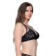 Luna 15303 Pandora, Γυναικείο Bralette Δαντέλα χωρίς μπανέλα, ΜΑΥΡΟ