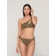 LUNA 94435,  Γυναικείο Bikini Bottom Μαγιό με δέσιμο στο πλάι, ANIMAL PRINT