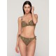 LUNA 94435,  Γυναικείο Bikini Bottom Μαγιό με δέσιμο στο πλάι, ANIMAL PRINT