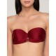 LUNA 94651, Γυναικείο Μαγιό Strapless Bikini Top GOLD BORDEAUX