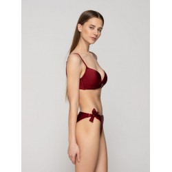LUNA 94653, Γυναικείο Μαγιό  Bikini Top  Balconette,  ΜΠΟΡΝΤΟ