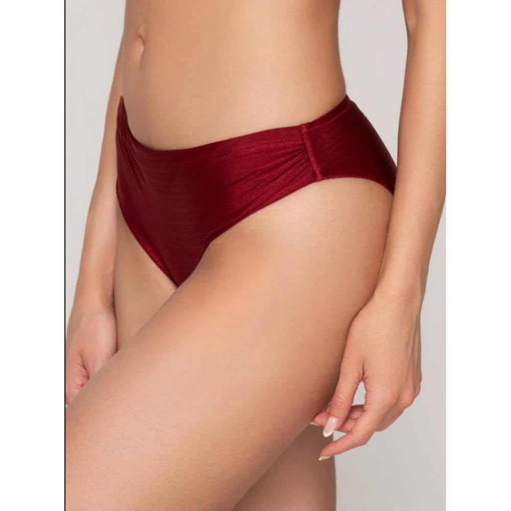 LUNA 94656, Γυναικείο Μαγιό  Bikini Bottom, ΜΠΟΡΝΤΟ