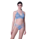 Milena By Paris 10154-LIGHT BLUE  Bralette Γυναικείο χωρίς μπανέλα με ιδιαίτερη πλάτη  ΣΙΕΛ