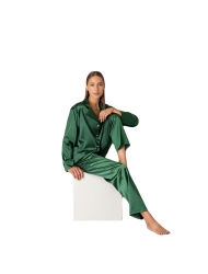 Milena By Paris 009147, Σατέν Σύνολο με κουμπιά ΚΥΠΑΡΙΣΣΙ