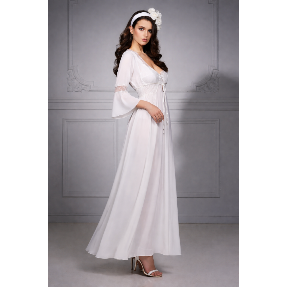 Νυφικό Σετ από οργάντζα Miss Rosy 5363/6079, ΙΒΟΥΑΡ