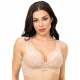 Miss Rosy, Γυναικείο Bralette χωρίς  μπανέλα MR-9176 από δαντέλα, ΜΠΕΖ