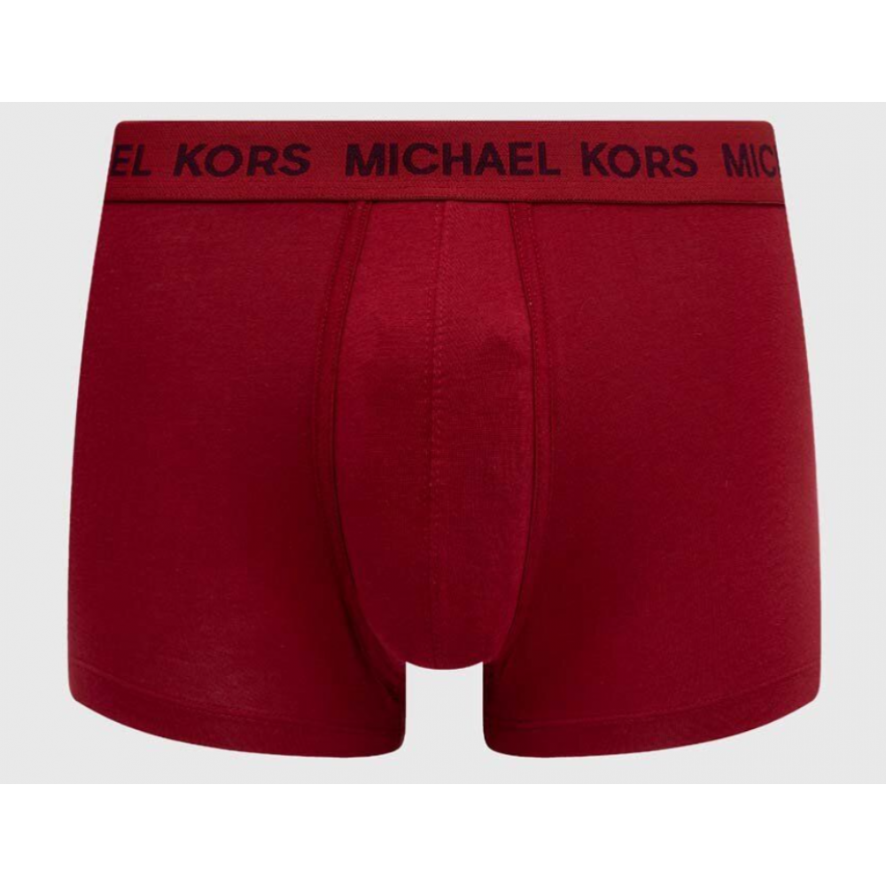 Ανδρικά Μπόξερ Πολυτελείας Michael Kors 6F31T10773-634 3pack Supreme Touch Trunk, VIKING RED