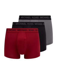 Ανδρικά Μπόξερ Πολυτελείας Michael Kors 6F31T10773-634 3pack Supreme Touch Trunk, VIKING RED