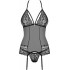 Obsessive 838-COR-1, Women's Set Corset and Thong