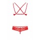 Sexy Set Obsessive 860-SET-3  2pcs  RED