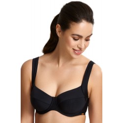 Σουτιέν Μαγιό για μεγάλο στήθος, PANACHE Anya Riva Full Cup Bikini Top SW1302 ΜΑΥΡΟ