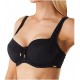 Σουτιέν Μαγιό για μεγάλο στήθος, PANACHE Anya Riva Full Cup Bikini Top SW1302 ΜΑΥΡΟ