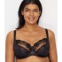 Panache Sculptresse  Nico Balconette 9811 cup G, με μπανέλα και χωρίς επένδυση, ΜΑΥΡΟ