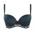 Σουτιέν για μεγάλο στήθος, Panache 7251 Clara Moulded Sweetheart Bra ΜΠΛΕ ΣΚΟΥΡΟ