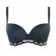 Σουτιέν για μεγάλο στήθος, Panache 7251 Clara Moulded Sweetheart Bra ΜΠΛΕ ΣΚΟΥΡΟ