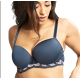 Σουτιέν για μεγάλο στήθος, Panache 7251 Clara Moulded Sweetheart Bra ΜΠΛΕ ΣΚΟΥΡΟ