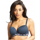 Σουτιέν για μεγάλο στήθος, Panache 7251 Clara Moulded Sweetheart Bra ΜΠΛΕ ΣΚΟΥΡΟ