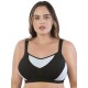 Αθλητικό Σουτιέν για μεγάλο στήθος, Parfait Lingerie P5541 Dynamic Mid-High Impact Sports Bra , ΜΑΥΡΟ