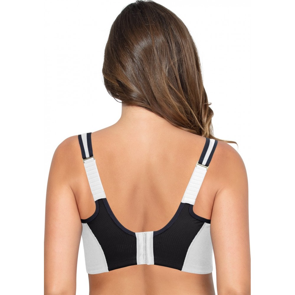 Αθλητικό Σουτιέν για μεγάλο στήθος, Parfait Lingerie P5541 Dynamic Mid-High Impact Sports Bra , ΜΑΥΡΟ