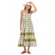Platinum Fashion 82412, Γυναικείο Φόρεμα Μάξι σε Boho Style με τιράντα, ΛΑΔΙ