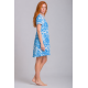 Rima-Beachwear 3131-01, Βαμβακερό Φόρεμα με σχέδιο, ΣΙΕΛ